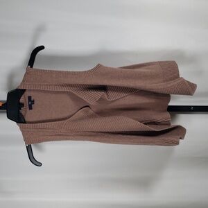 GAP Mauve Open Front Sleeveless‎ Sweater Vest Cardigan - SZ XS
